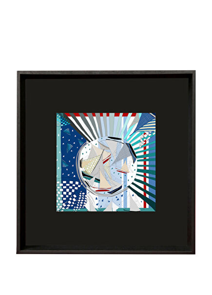 Saint Tropez Festival Framed Silk Scarf