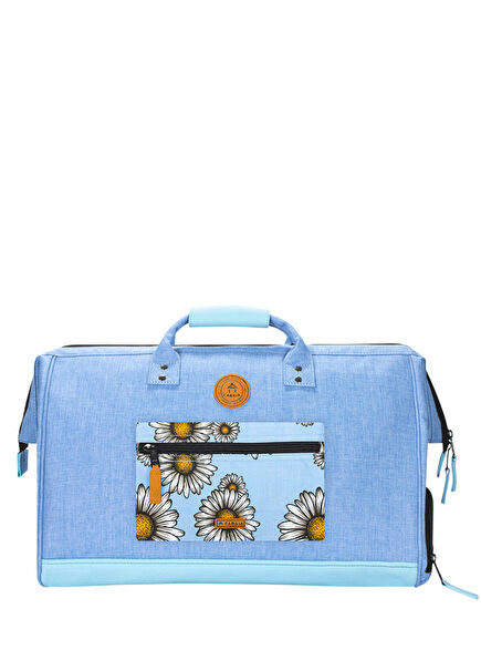 Ajaccio Duffle Unisex Blue Travel Bag