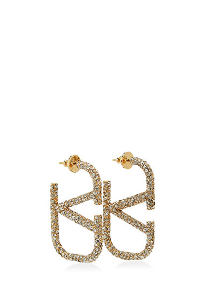 VLogo Gold Women's Earrings
