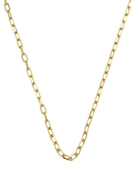 Forsa Altın Kaplama Çelik Zincir Erkek Kolye