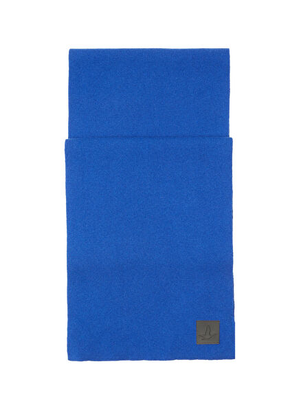 Saks Kaşmir Karışımlı Erkek Atkı