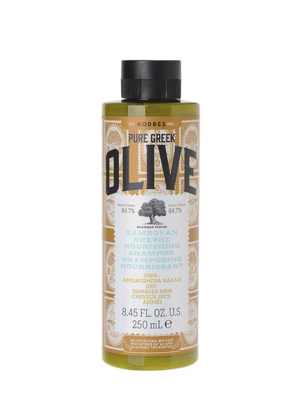 Pure Greek Olive Nourishing Kuru ve Yıpranmış Saçlar İçin Besleyici Şampuan 250 ml
