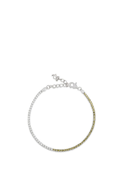 Maia 18K White Gold Plated 925Sterling Silver Women's Waterway Bracelet