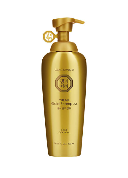 Yulah Gold Parlaklık ve Canlılık Verici Besleyici Altın İpekböceği Kozası Özlü Şampuan 500 ml