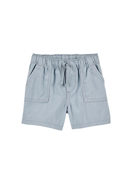 Mavi Erkek Bebek Şort