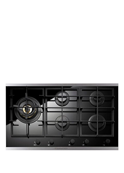 GKS9851.0ED 5 Compartment Black Gas Stove