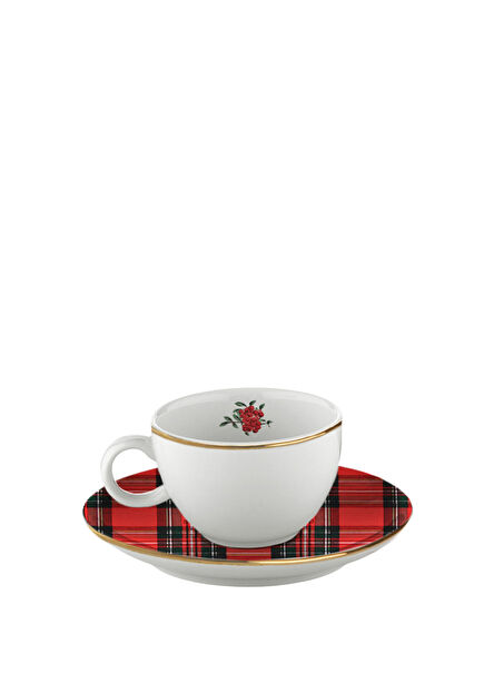 Red Berry Collection Porcelain Turkish Coffee Cup