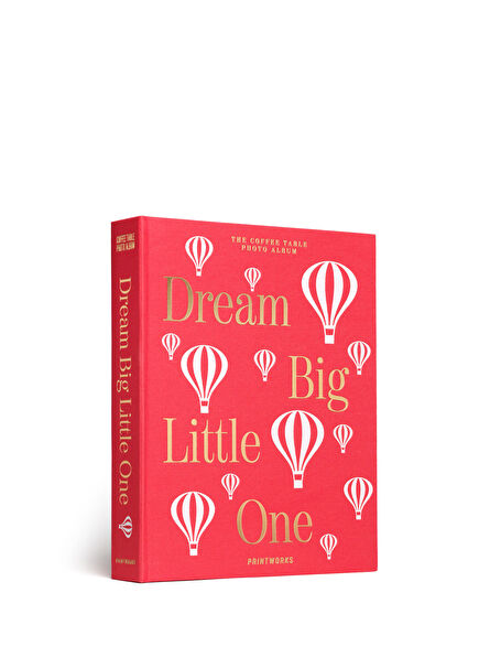 Dream Big Little One Kırmızı Bebek Fotoğraf Albümü