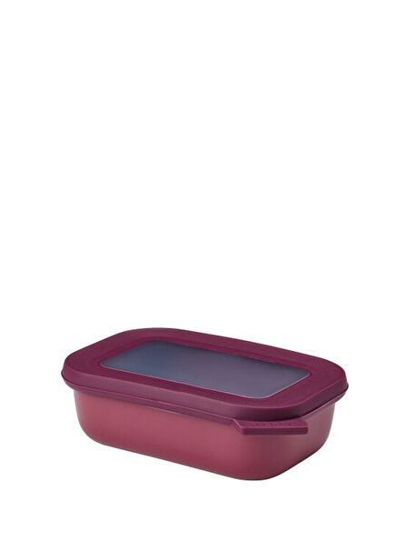Multi Bowl Cirqula Rectangular Bordo Yemek Kabı 500 ml