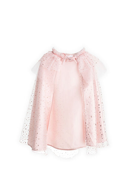 Magic Stars Pink Girl Cloak