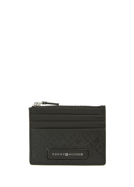 Black Men's Leather Card Holder