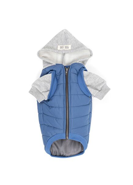Puffer Mavi Köpek Mont
