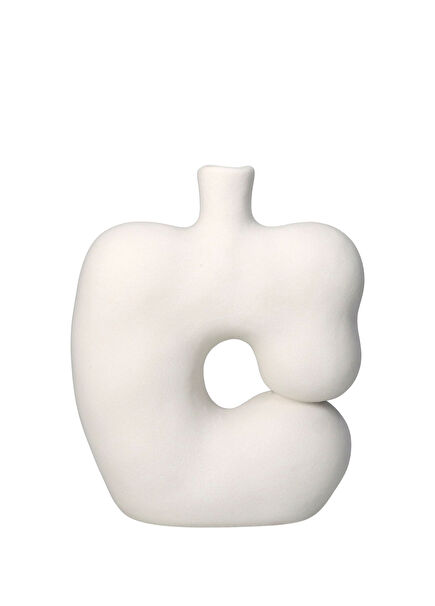 Organic White Porcelain Vase