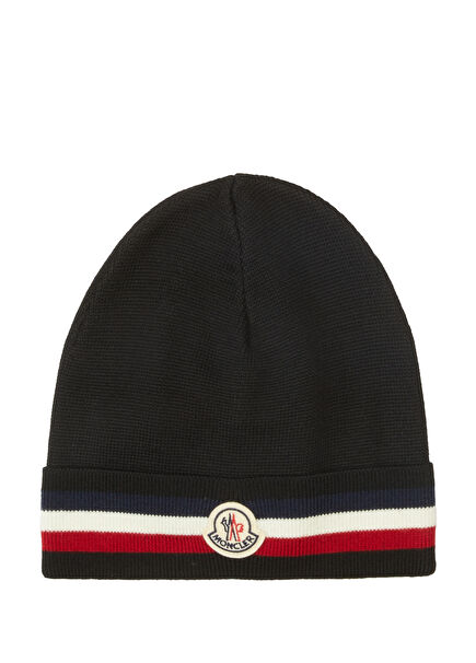 Siyah Erkek Yün Bere