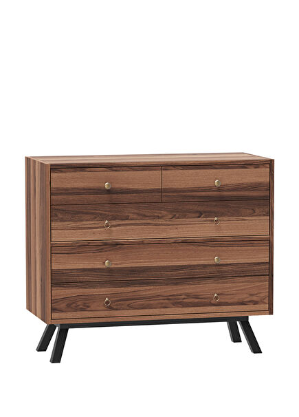 Keten Yağlı Ceviz Sandık Şifonyer