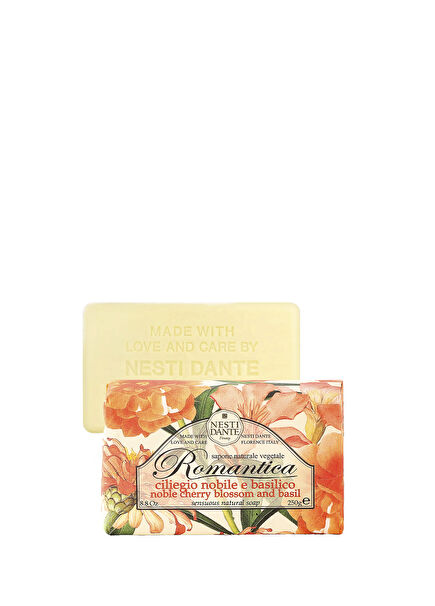 Romantica Kiraz Çiçeği ve Reyhan Özlü Vegan Cilt Bakım Sabunu 250 gr