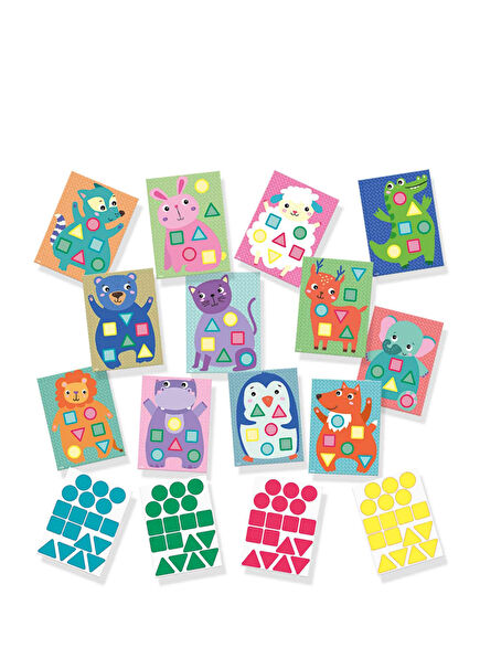 İlk Mozaik Çıkartmalarım Eğitici Oyun Seti