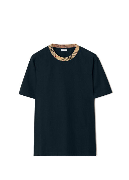 Ryan Navy Blue Cotton Short Sleeve Men's T-Shirt