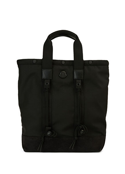 Tech Small Logo Detaylı Siyah Erkek Çanta