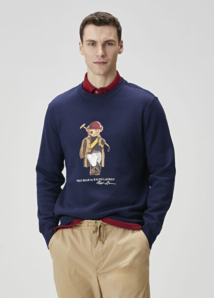 Polo Bear Lacivert Sweatshirt