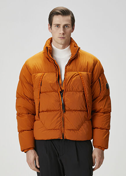 Nycra-R Turuncu Puffer Mont