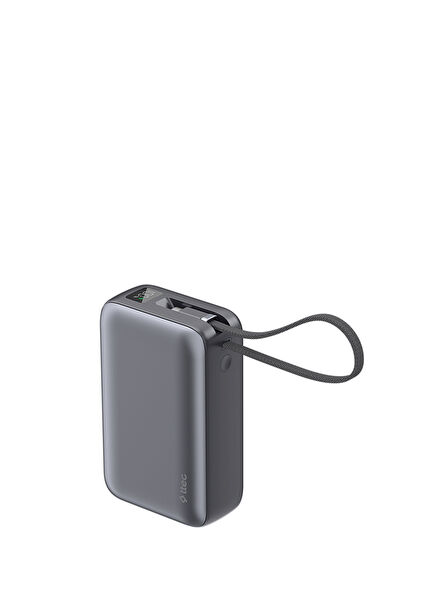ReCharger Ultra LCD 30.000mAh PD 65W USB-C Dahili Kablolu Taşınabilir Hızlı Şarj Aleti Powerbank
