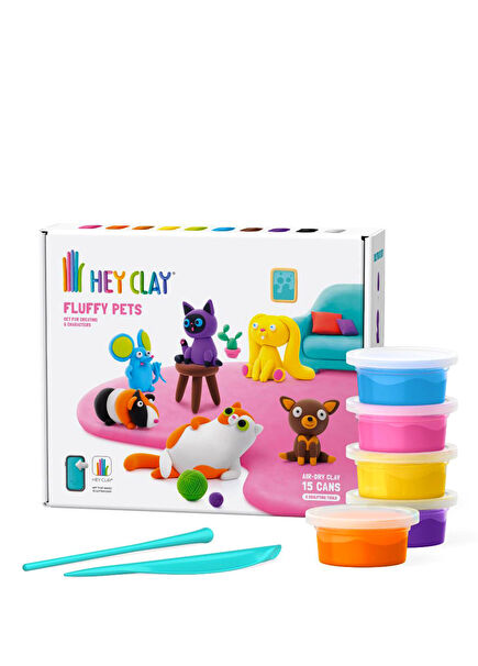 Adorable Pets 15-Pack Air-Dry Clay