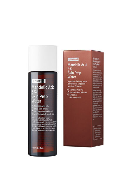 Mandelic Acid 5% Skin Prep WaterAlmond Extract Anti-Rough Chemical Peeling Tonic 120 ml