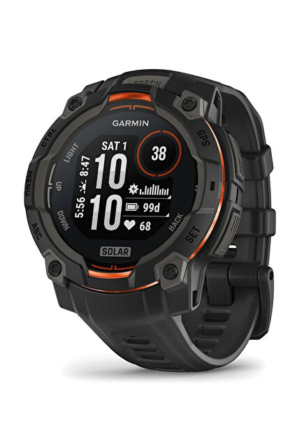 Instinct 3 Siyah 45 mm Solar Akıllı Saat