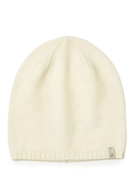 Ecru Women's Cashmere Blend Wool Beanie