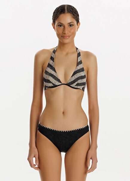 Diana Desenli Telli Üçgen Kadın Bikini Takımı