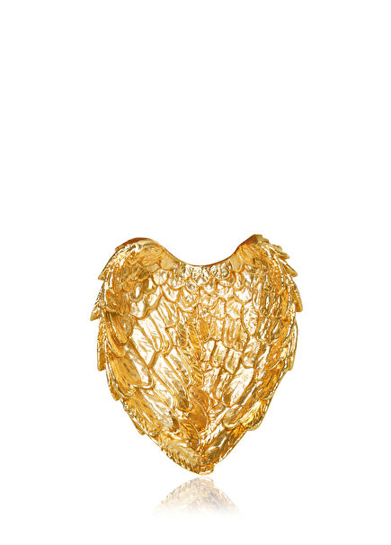 Chamuel Pirinç Üzeri Altın Kaplama Dekoratif Obje