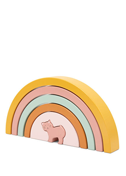 Mrs. Cat Ahşap Üst Üste Dizme Oyunu