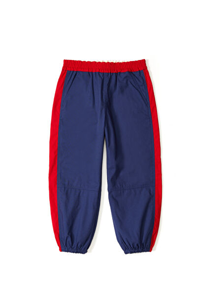 Mavi Kırmızı Erkek Çocuk Jogger Pantolon