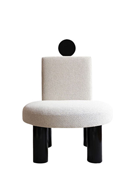 Rilu Beige Wing Chair