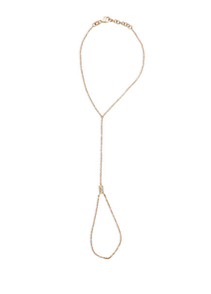 Baget Pırlanta Taşlı 14 Ayar Altın Kadın Şahmeran Bileklik