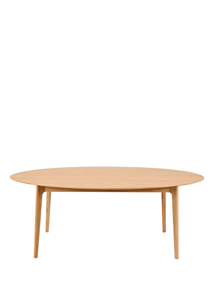 Henlow Natural Oak Oval Dining Table