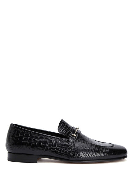 Gigi Siyah Erkek Deri Loafer
