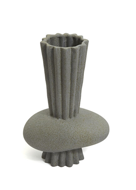 Petra Long Neck Brown Vase