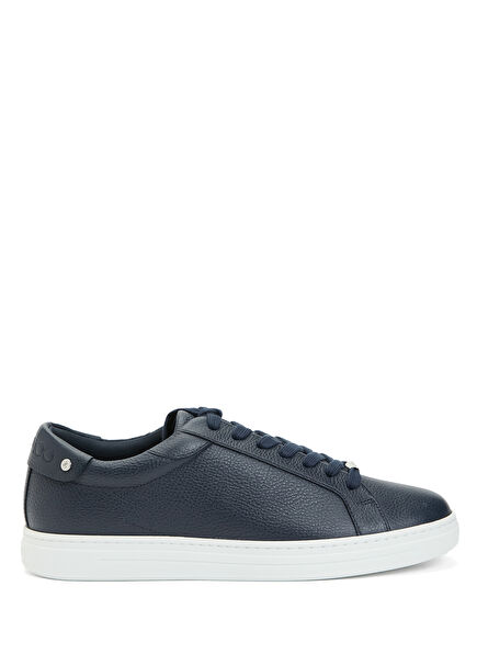 Lacivert Erkek Deri Sneaker