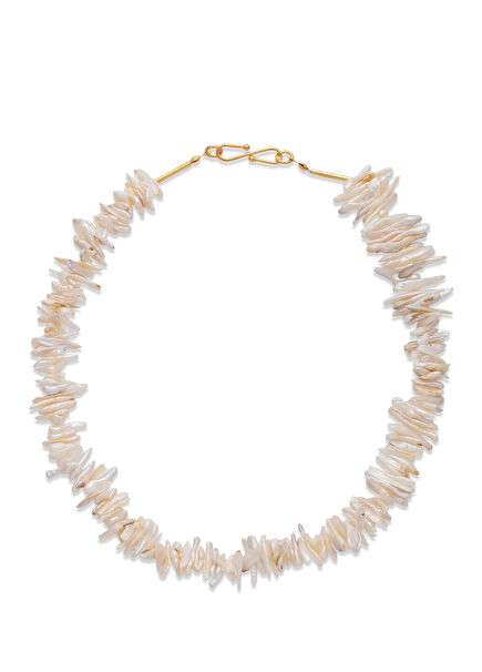 Peggy 925 Gold Plated Women's Necklace on 925 Sterling Silver