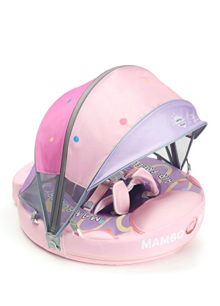 Donut Safe Canopy and Foot Support Baby Swim Ring