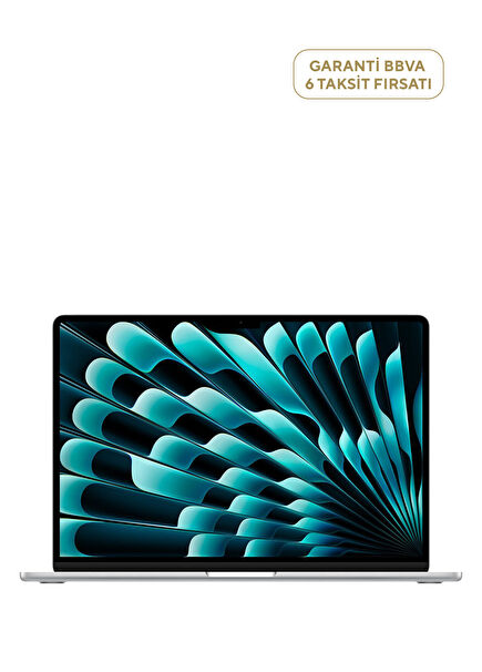 MacBook Air 15" M4 Çip 10 Çekirdekli CPU 10 Çekirdekli GPU 16GB Bellek 256GB SSD Gümüş Laptop MW1G3TU/A