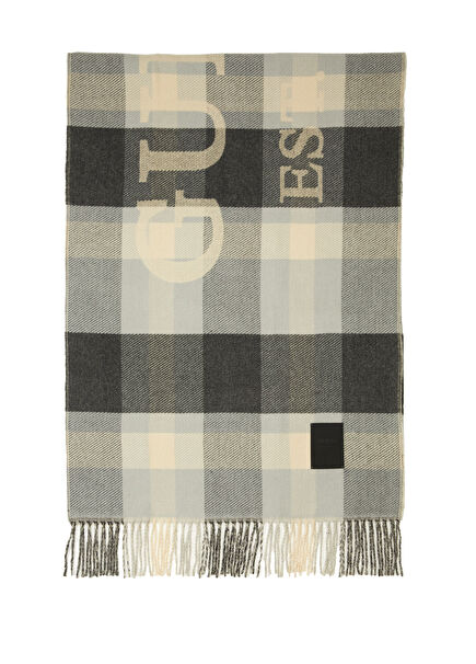 Salzburg Siyah Gri Erkek Şal