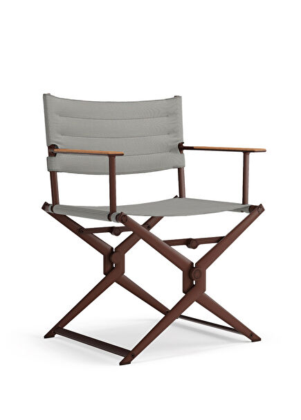 Saye Smokey Quartz Katlanır Rejisör Sandalyesi