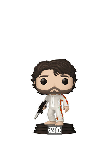 Cassian Andor With Blaster Sculpture