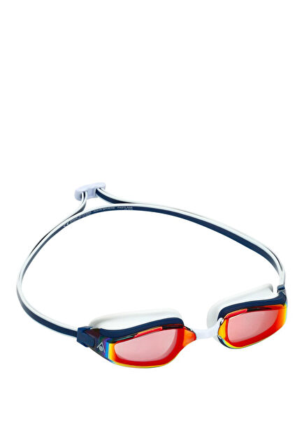 Fastlane Titanyum Aynalı Lens Kırmızı Mavi Yüzücü Gözlüğü