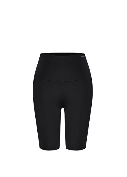 High Waist Shaping Black Women's Mini Leggings