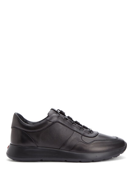 Siyah Erkek Deri Sneaker