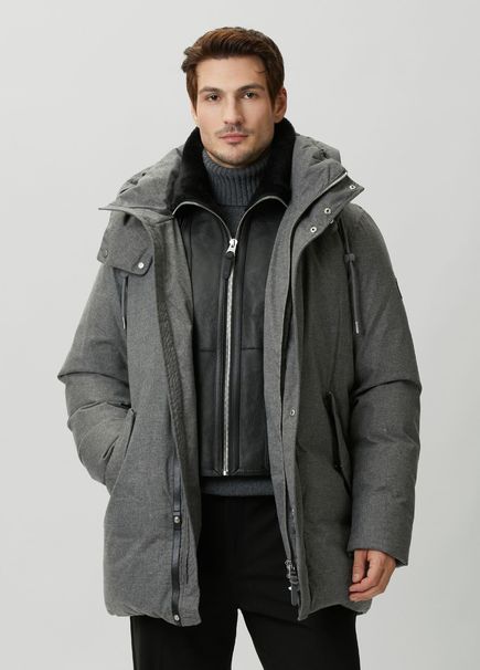 Sullivan Grey Hooded Parka